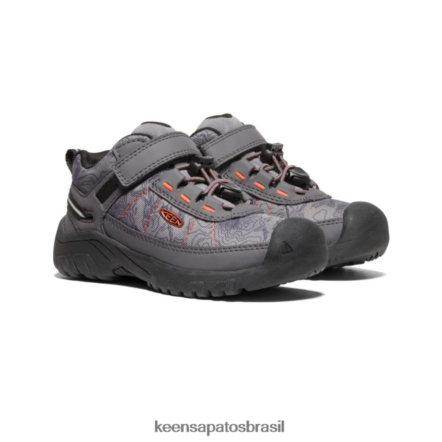 KEEN calçados J8VDXX783 ímã/íbis escarlate sapato esportivo targhee com ventilação criancinhas