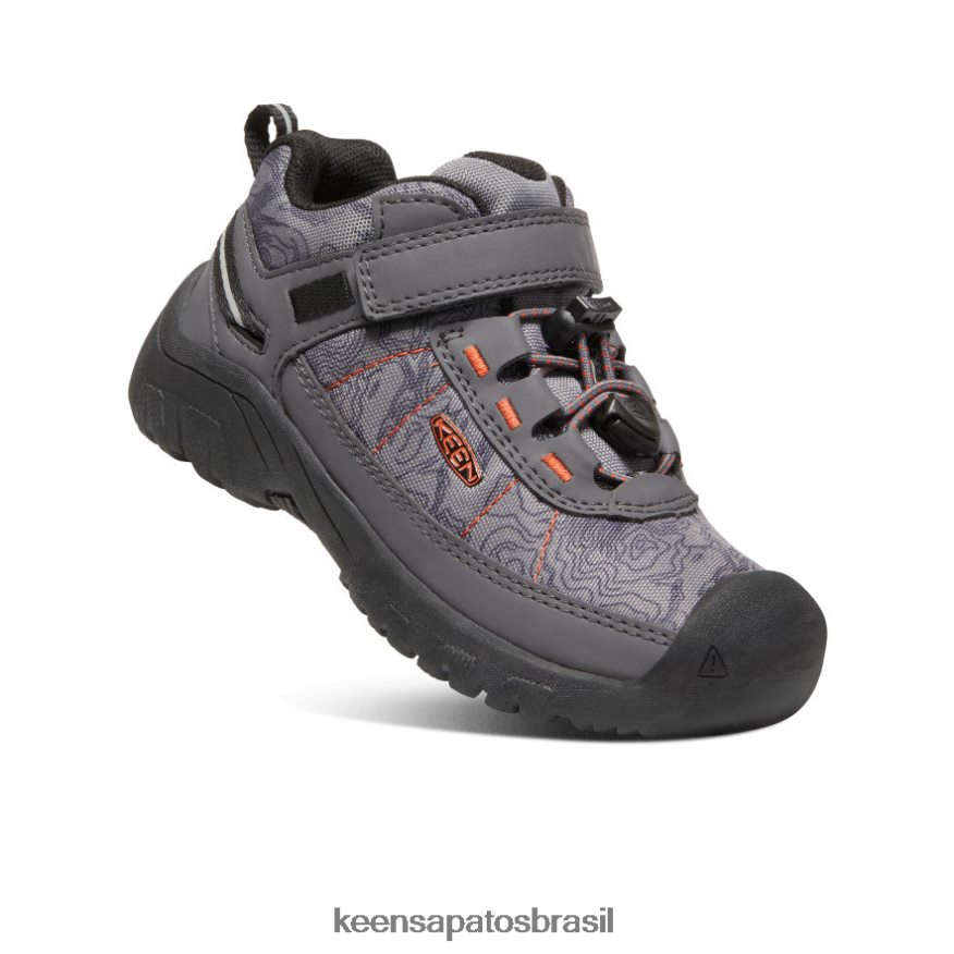KEEN calçados J8VDXX783 ímã/íbis escarlate sapato esportivo targhee com ventilação criancinhas