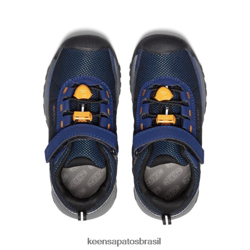 KEEN calçados J8VDXX784 profundidades azuis/austero sapato esportivo targhee com ventilação criancinhas
