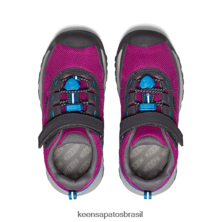 KEEN calçados J8VDXX785 festival fúcsia/ímã sapato esportivo targhee com ventilação criancinhas