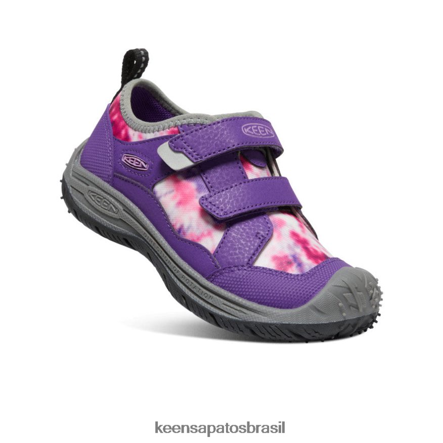 KEEN calçados J8VDXX810 Tillandsia roxa/multi cão de caça rápido criancinhas