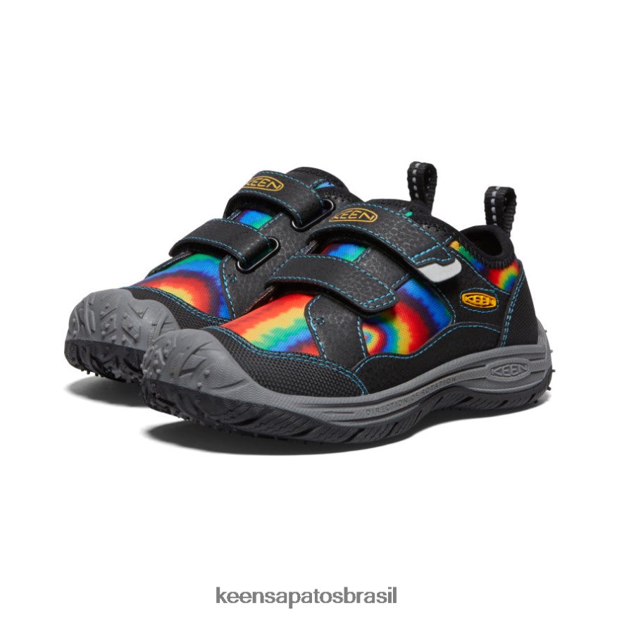 KEEN calçados J8VDXX811 azul vivo/tie dye original cão de caça rápido criancinhas