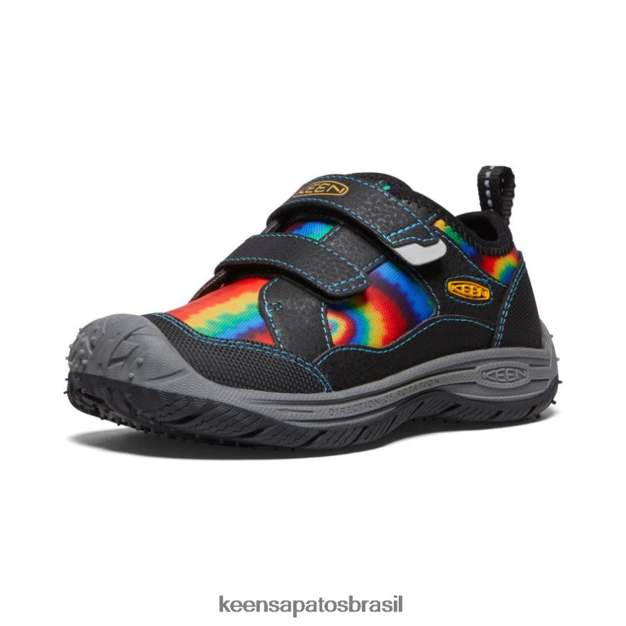 KEEN calçados J8VDXX811 azul vivo/tie dye original cão de caça rápido criancinhas
