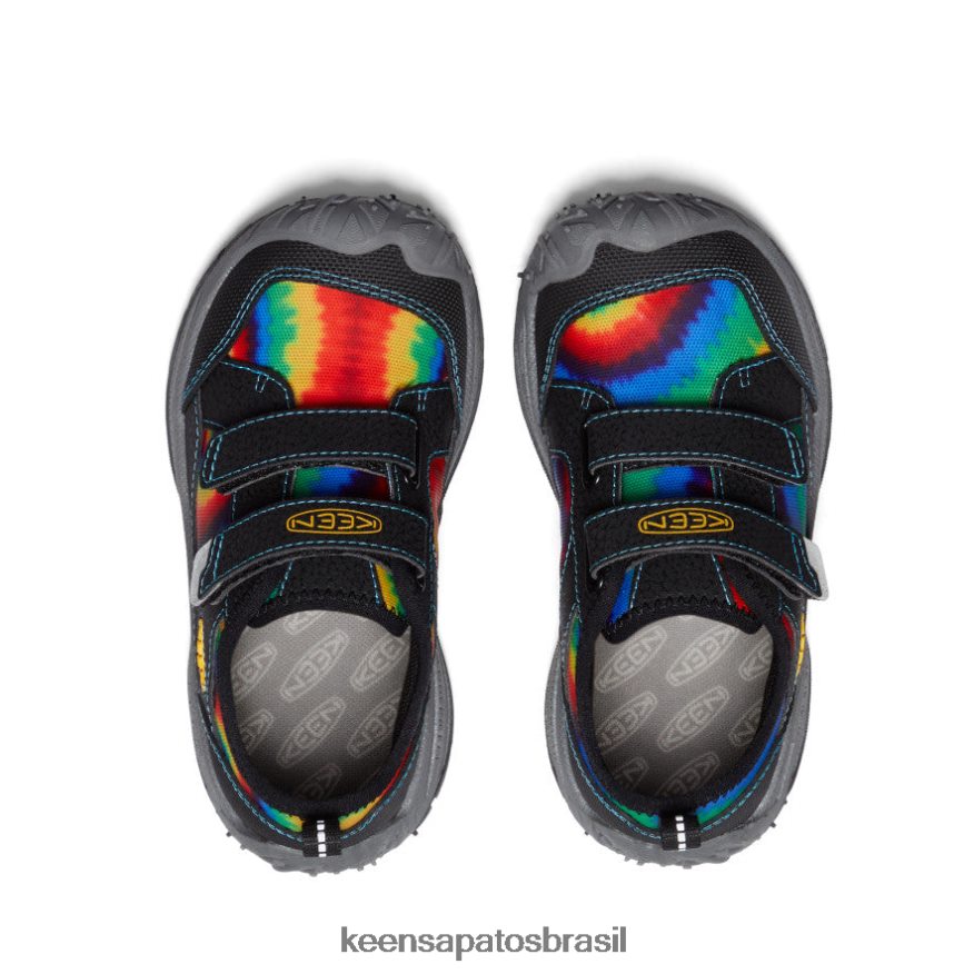 KEEN calçados J8VDXX811 azul vivo/tie dye original cão de caça rápido criancinhas
