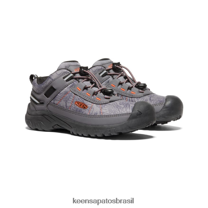 KEEN calçados J8VDXX867 ímã/íbis escarlate sapato esportivo targhee com ventilação Crianças grandes