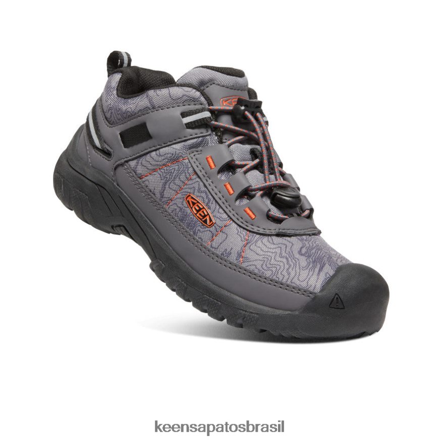 KEEN calçados J8VDXX867 ímã/íbis escarlate sapato esportivo targhee com ventilação Crianças grandes