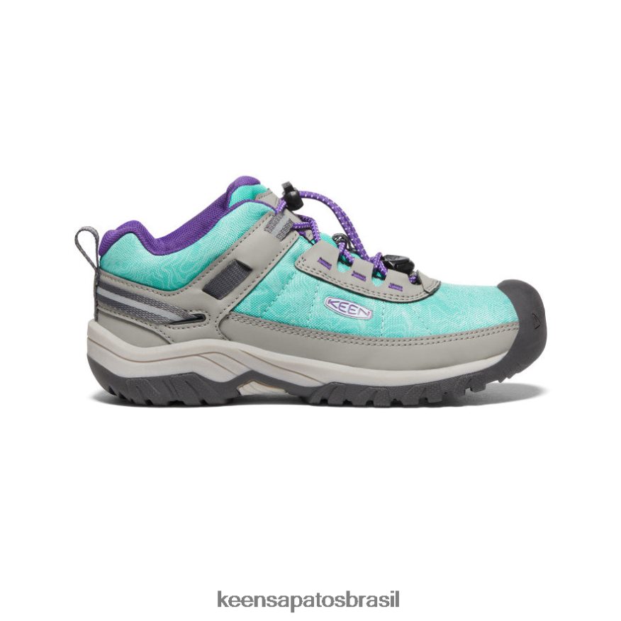 KEEN calçados J8VDXX868 cachoeira/vapor sapato esportivo targhee com ventilação Crianças grandes