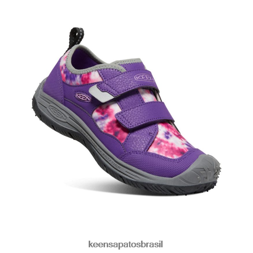 KEEN calçados J8VDXX872 Tillandsia roxa/multi cão de caça rápido Crianças grandes