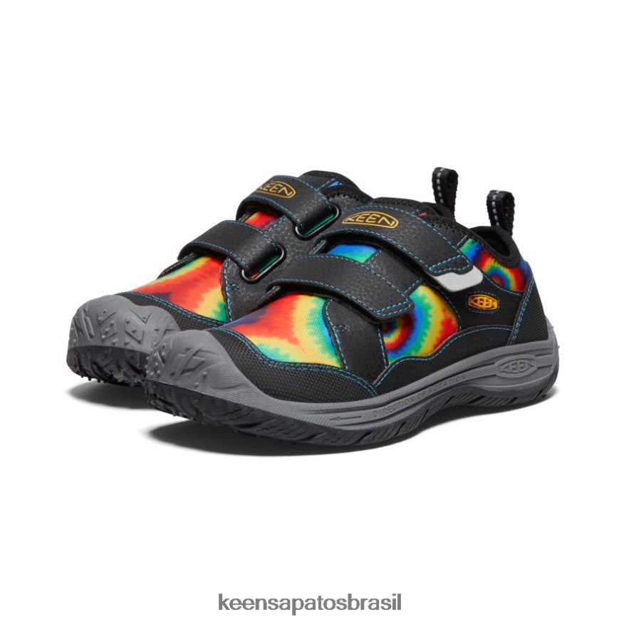 KEEN calçados J8VDXX873 azul vivo/tie dye original cão de caça rápido Crianças grandes