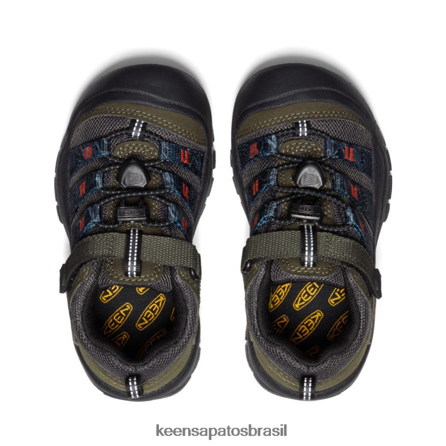 KEEN calçados J8VDXX927 noite da floresta/ímã newport h2sho criancinhas