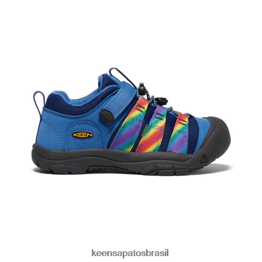 KEEN calçados J8VDXX953 cobalto multi/brilhante newport h2sho Crianças grandes