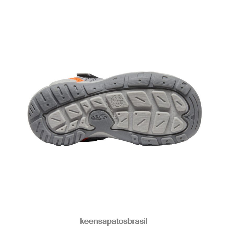 KEEN calçados J8VDXX972 ímã/laranja de segurança tênis de pico nó criancinhas