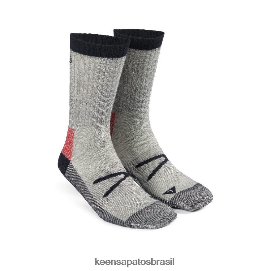 KEEN acessórios J8VDXX336 preto tripulação média de sílex homens