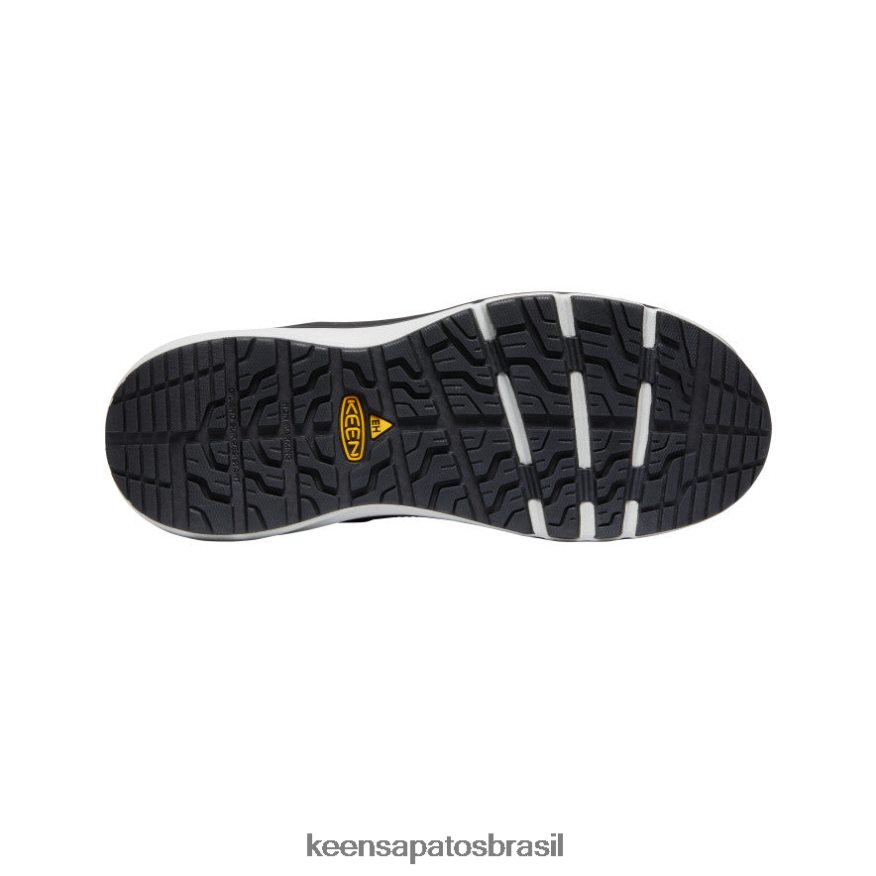 KEEN calçados J8VDXX136 tabaco/preto bota impermeável com gancho vermelho (dedo macio) homens