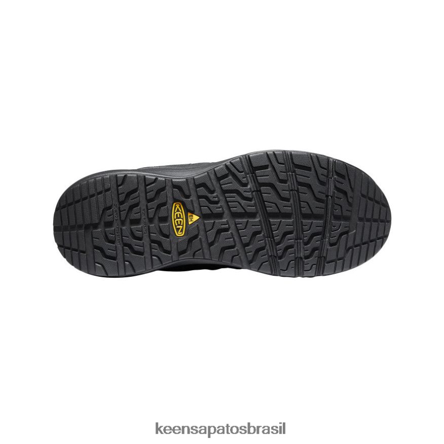 KEEN calçados J8VDXX139 Corvo Preto vista energy mid (biqueira de fibra de carbono) homens