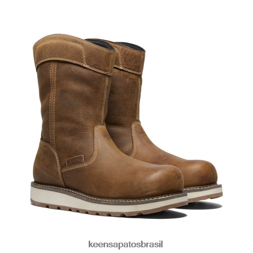 KEEN calçados J8VDXX166 belga/concha de areia cincinnati wellington (biqueira de fibra de carbono) homens