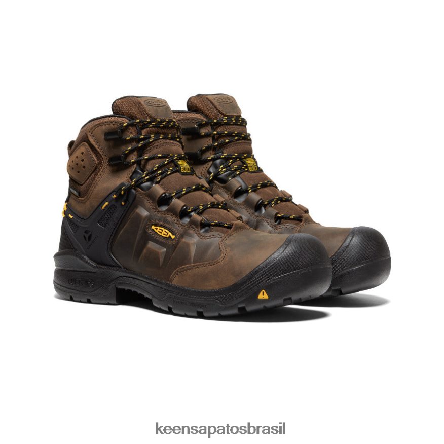 KEEN calçados J8VDXX174 terra escura/preta dover 6