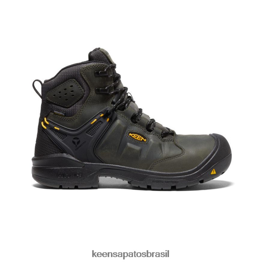KEEN calçados J8VDXX175 ímã/preto dover 6" homens