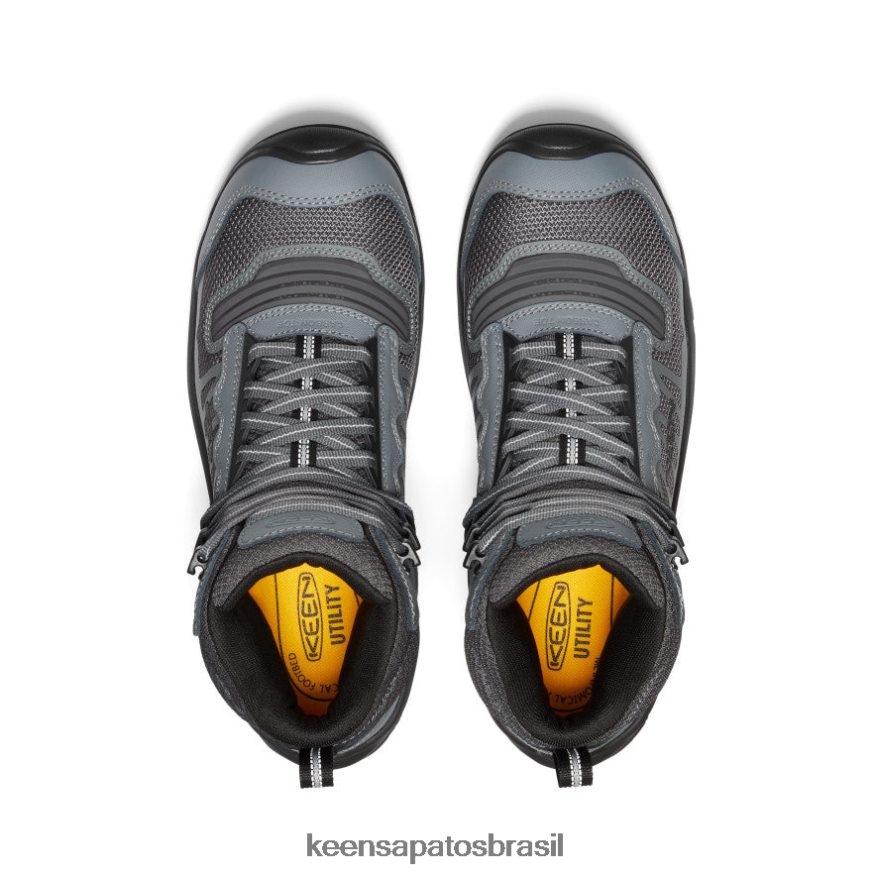 KEEN calçados J8VDXX21 ímã/preto reno mid kbf à prova d'água (biqueira de fibra de carbono) homens