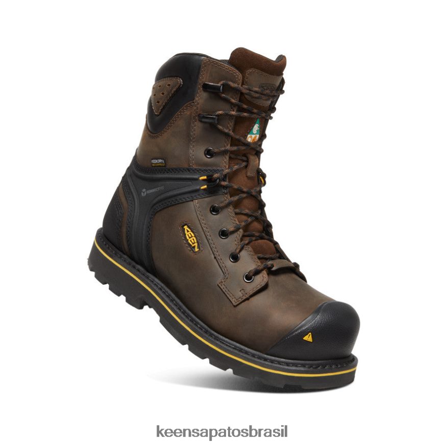 KEEN calçados J8VDXX22 cascata marrom/preto Bota csa abitibi ii (biqueira de fibra de carbono) homens