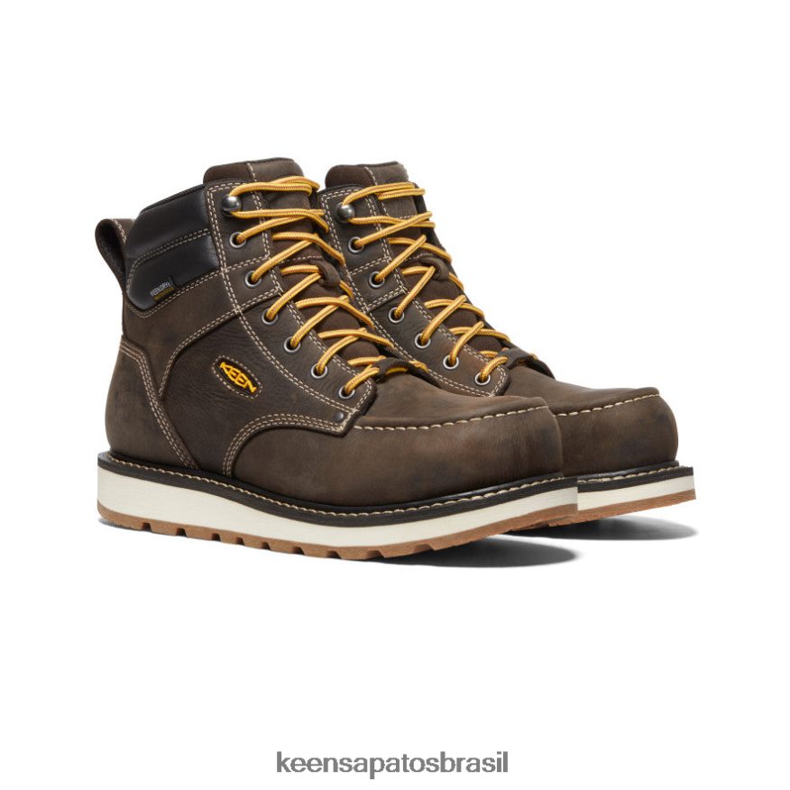 KEEN calçados J8VDXX232 chocolate amargo/casca de areia Cincinati 6