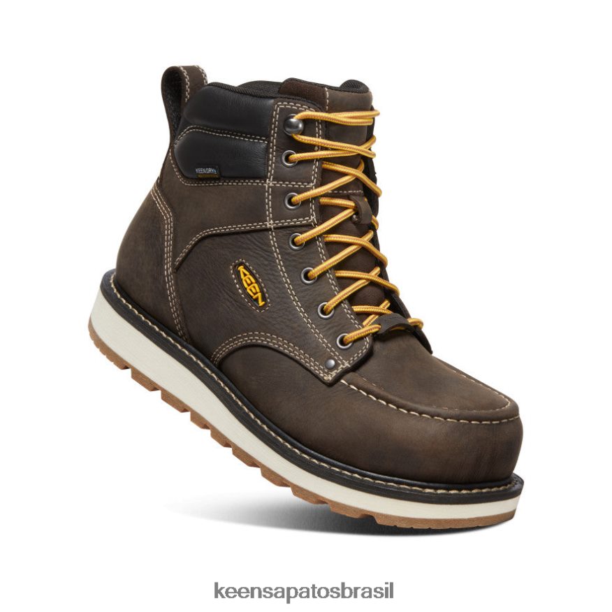 KEEN calçados J8VDXX232 chocolate amargo/casca de areia Cincinati 6