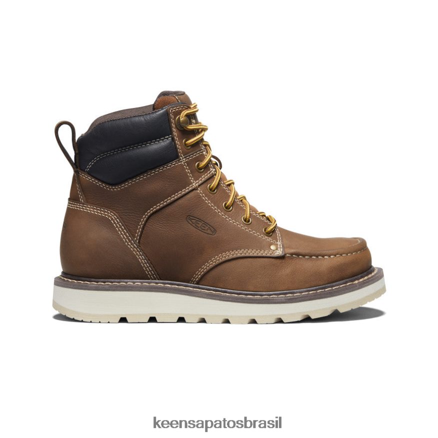 KEEN calçados J8VDXX235 belga/concha de areia Cincinati 6" homens