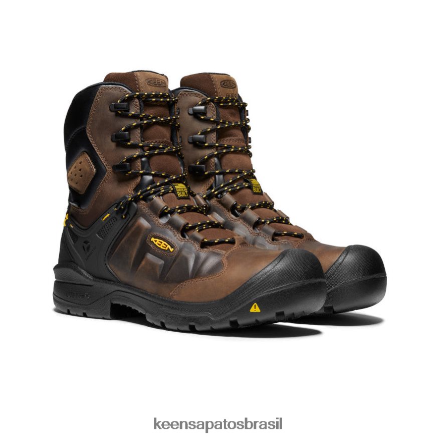 KEEN calçados J8VDXX237 terra escura/preta dover 8