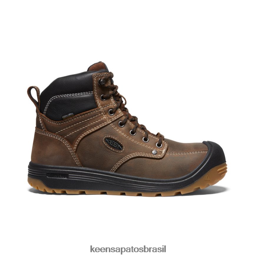 KEEN calçados J8VDXX23 terra escura/goma Forte Wayne 6" homens