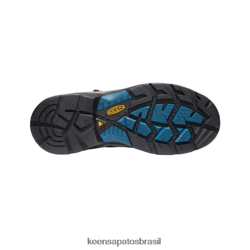 KEEN calçados J8VDXX244 cascata marrom/azul orion bota impermeável detroit xt (biqueira de aço) homens