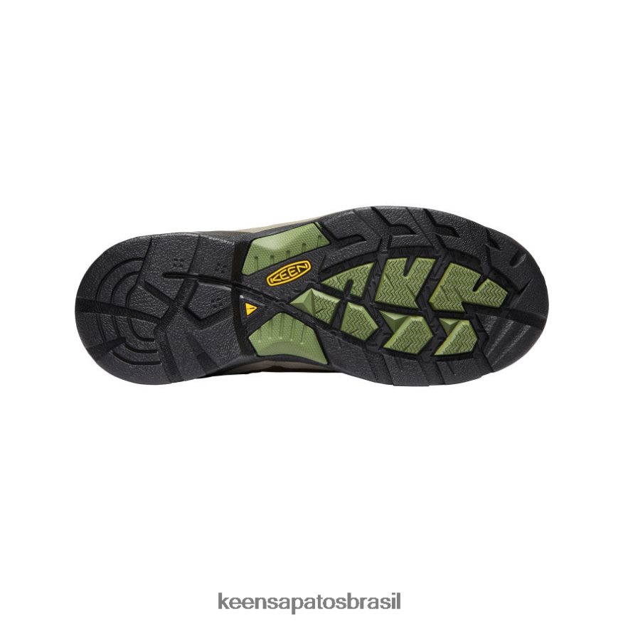 KEEN calçados J8VDXX245 cascata marrom/verde bronze bota impermeável detroit xt (biqueira de aço) homens