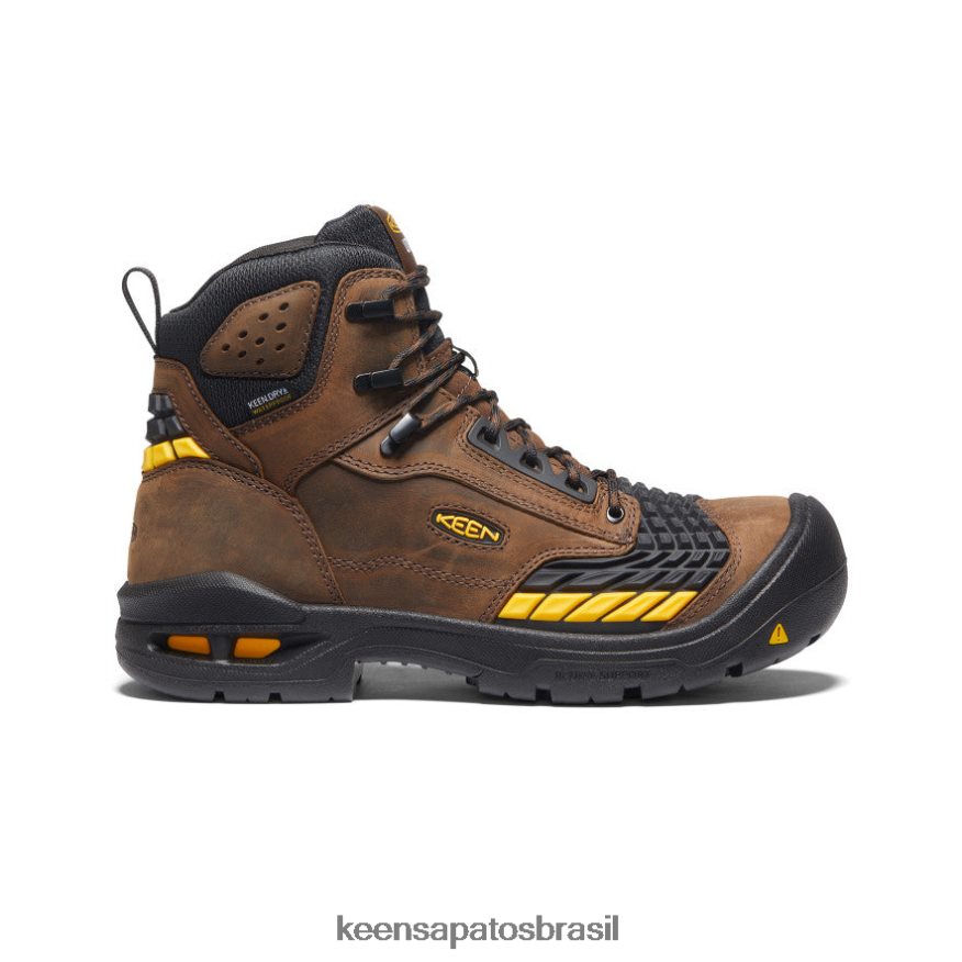 KEEN calçados J8VDXX255 terra escura/preta troy 6" homens
