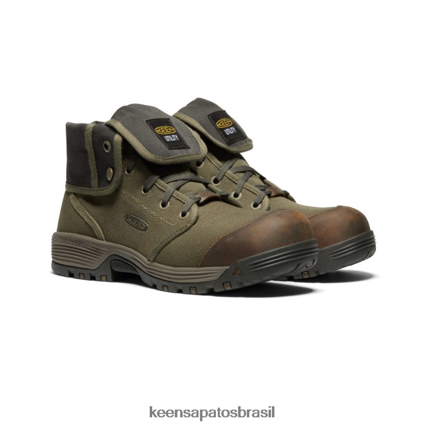 KEEN calçados J8VDXX282 azeitona militar/azeitona preta roswell mid (biqueira de fibra de carbono) homens