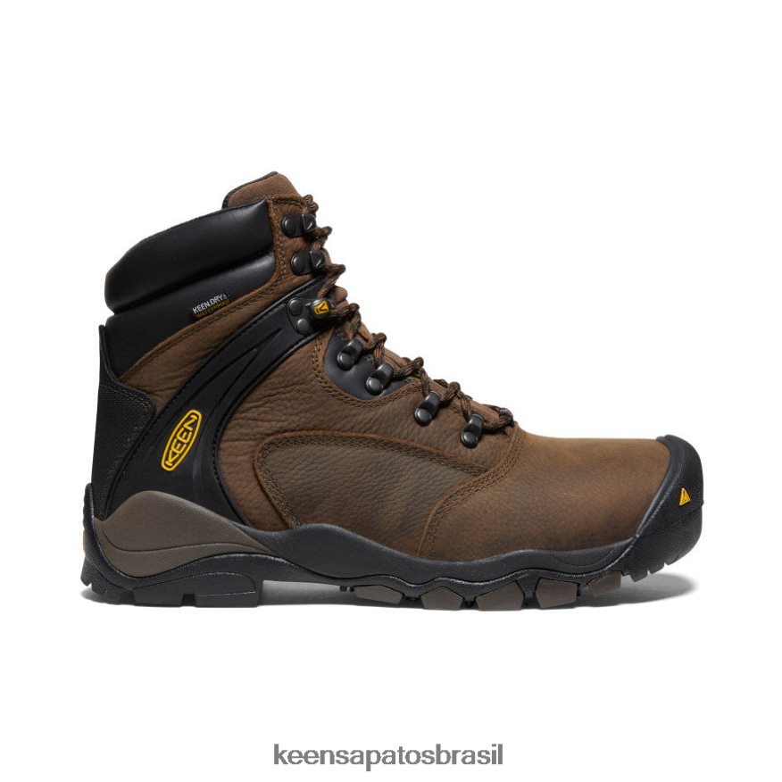 KEEN calçados J8VDXX292 cascata marrom Louisville 6" homens