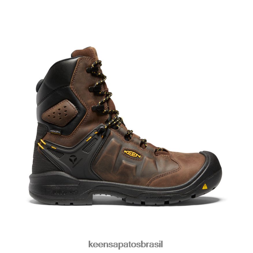 KEEN calçados J8VDXX344 terra escura/preta dover 8