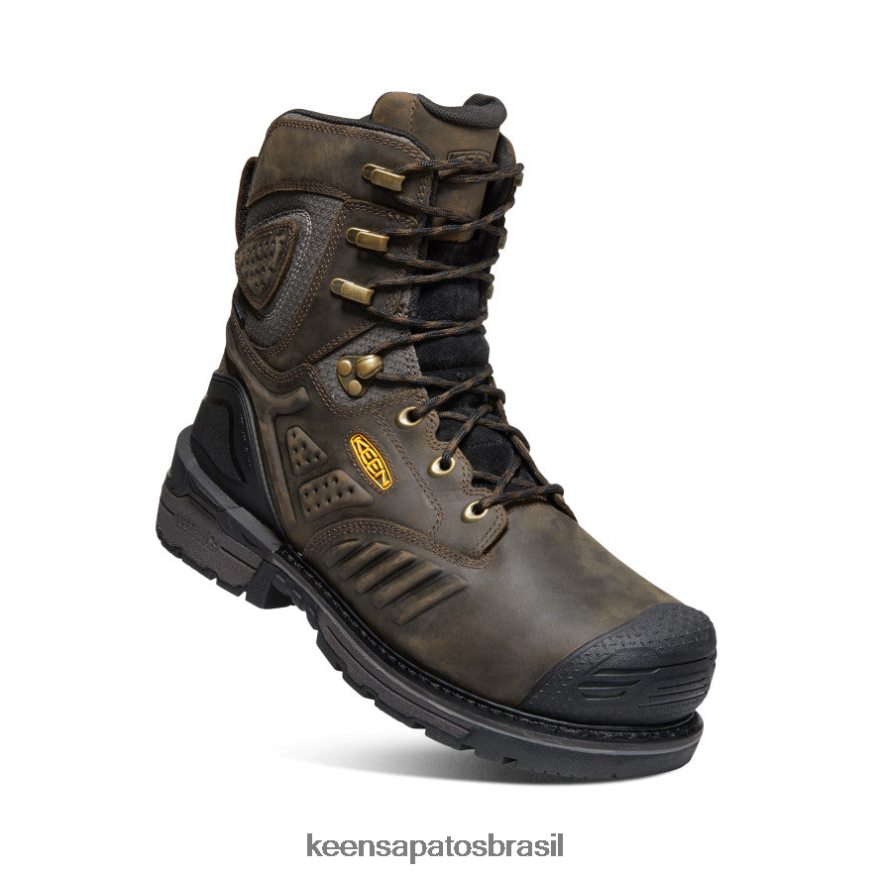 KEEN calçados J8VDXX366 cascata marrom/preto Filadélfia 8