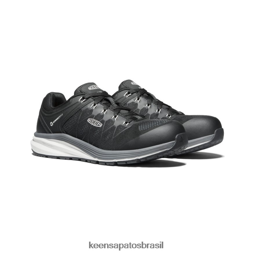 KEEN calçados J8VDXX146 vapor/preto vista energy esd (biqueira de fibra de carbono) homens
