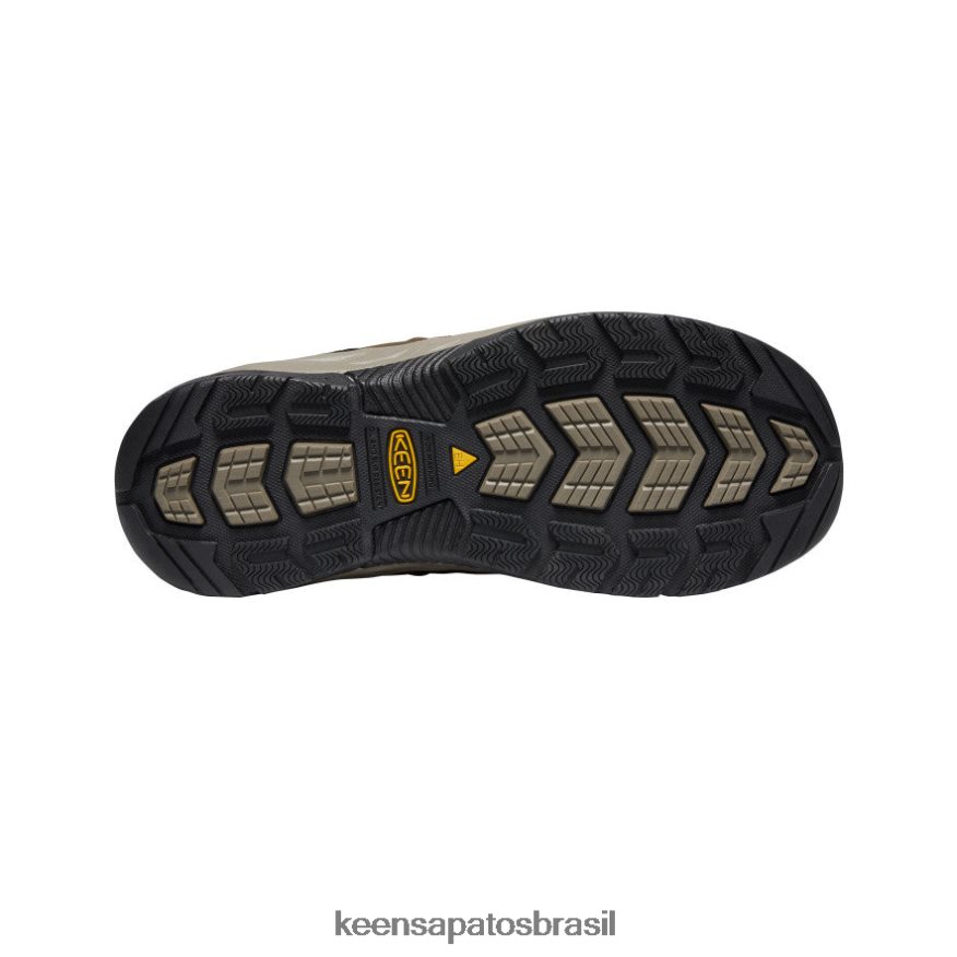 KEEN calçados J8VDXX180 cascata marrom/haste dourada pederneira ii (dedo mole) homens