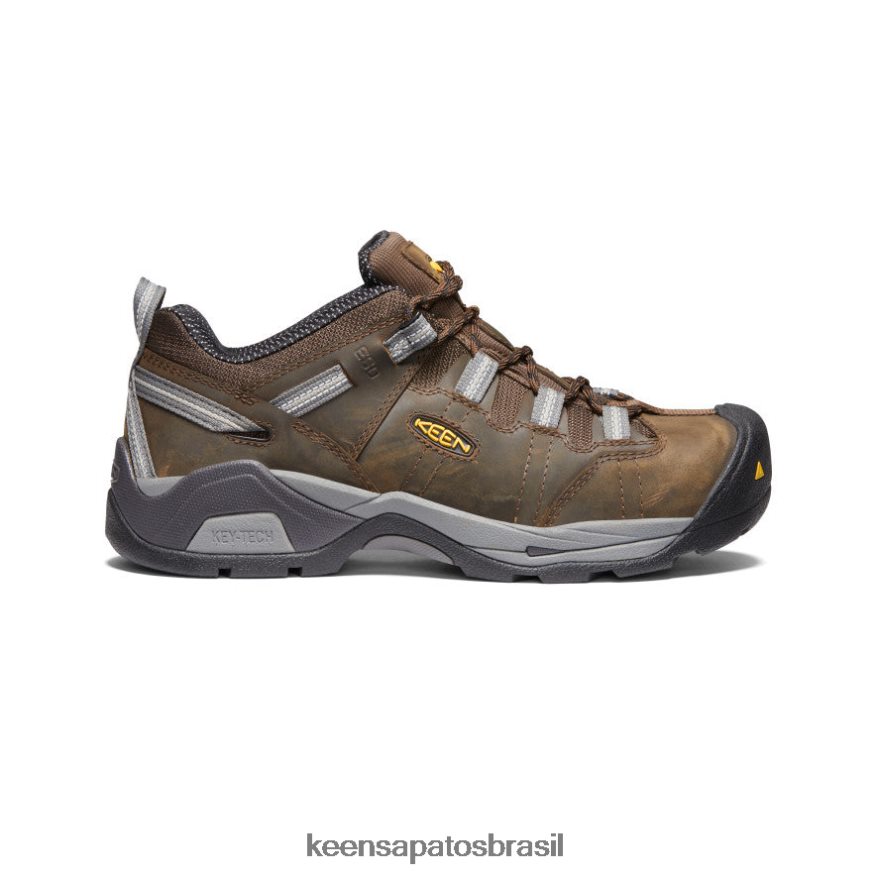 KEEN calçados J8VDXX201 cascata marrom/gárgula detroit xt esd (biqueira de aço) homens