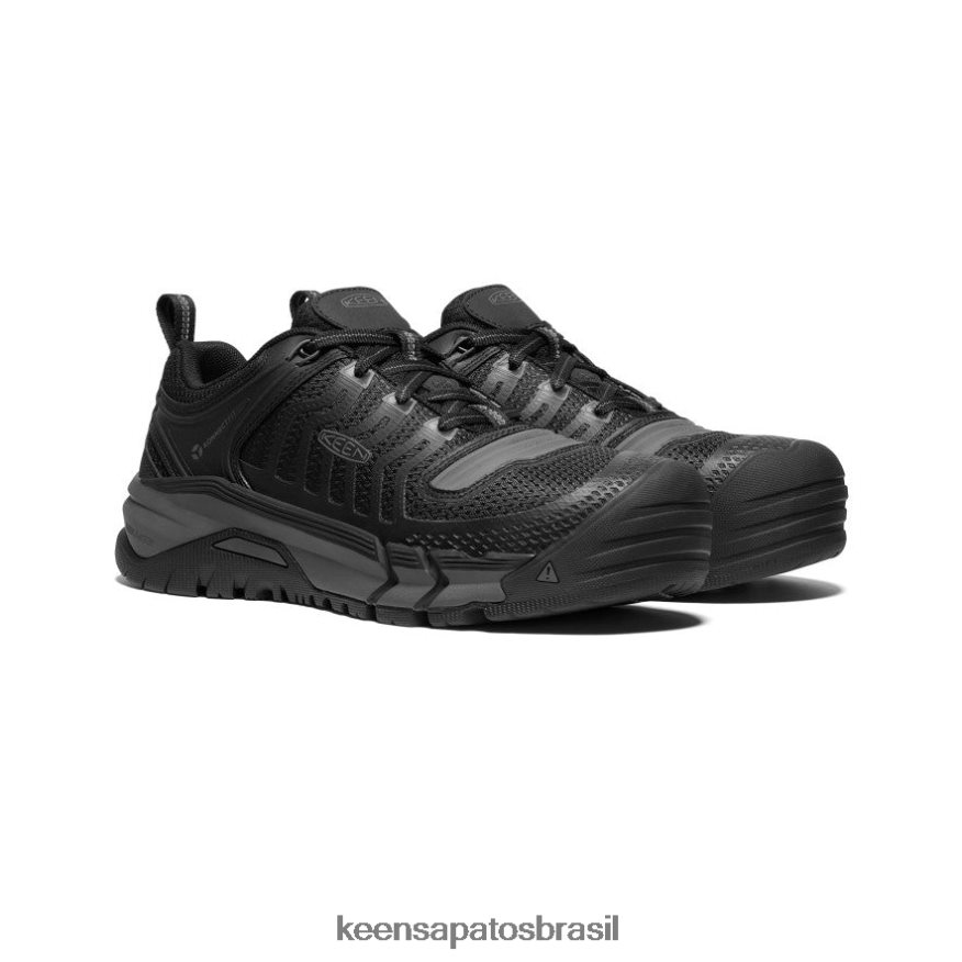 KEEN calçados J8VDXX233 preto/arma metálica Kansas City (biqueira de fibra de carbono) homens