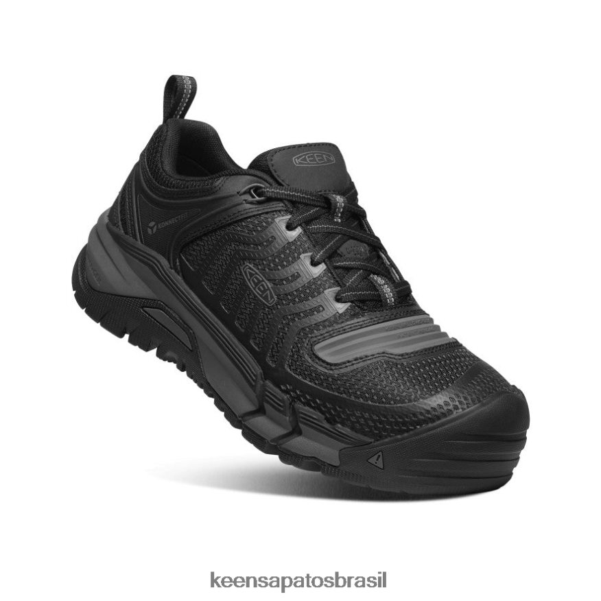 KEEN calçados J8VDXX233 preto/arma metálica Kansas City (biqueira de fibra de carbono) homens