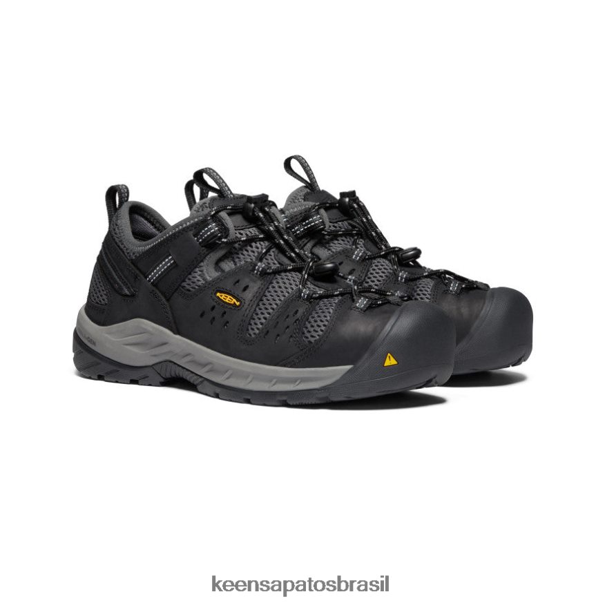 KEEN calçados J8VDXX277 sombra preta/escura Atlanta cool ii (biqueira de aço) homens
