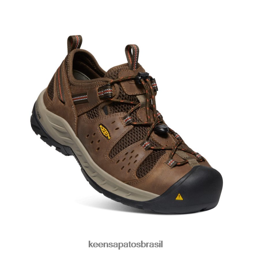 KEEN calçados J8VDXX278 shitake/ferrugem Atlanta cool ii (biqueira de aço) homens