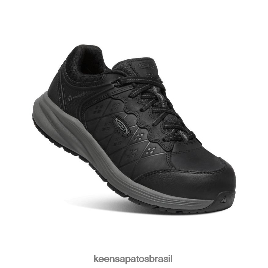 KEEN calçados J8VDXX284 preto/arma metálica vista energy+ esd (biqueira de fibra de carbono) homens