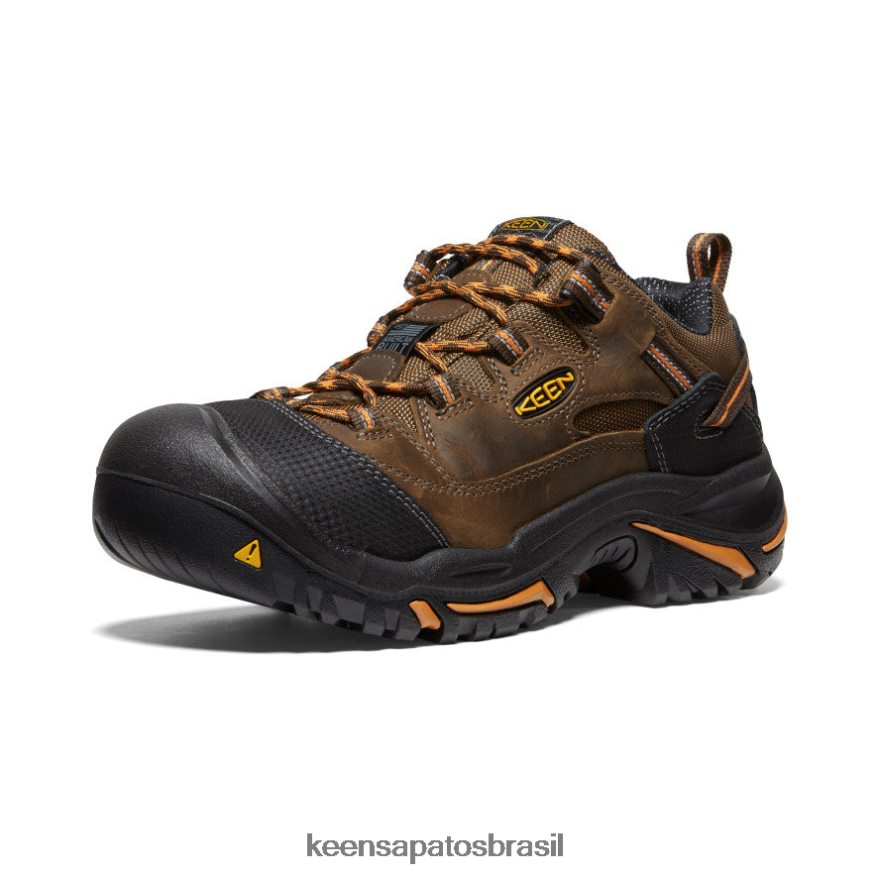 KEEN calçados J8VDXX349 cascata/ocre laranja Braddock baixo (dedo macio) homens