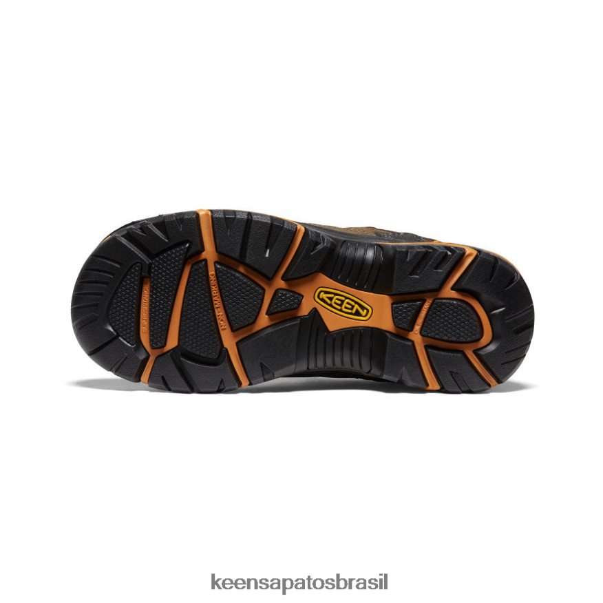 KEEN calçados J8VDXX349 cascata/ocre laranja Braddock baixo (dedo macio) homens