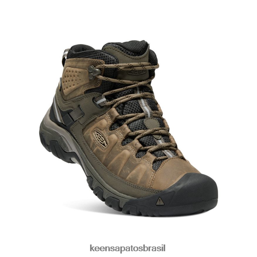 KEEN calçados J8VDXX229 corda elástica/preta targhee iii impermeável médio homens