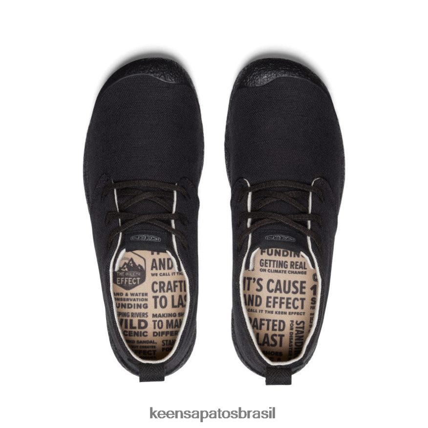 KEEN calçados J8VDXX33 preto mosey lona chukka homens