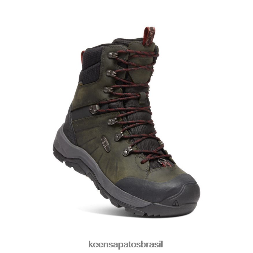 KEEN calçados J8VDXX374 ímã/tapete vermelho bota polar alta revel iv homens