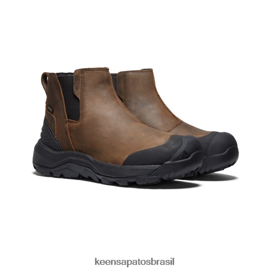 KEEN calçados J8VDXX375 cantina/preto revelação iv chelsea homens